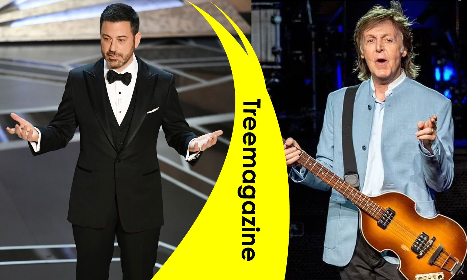 Jimmy Kimmel and Paul McCartney