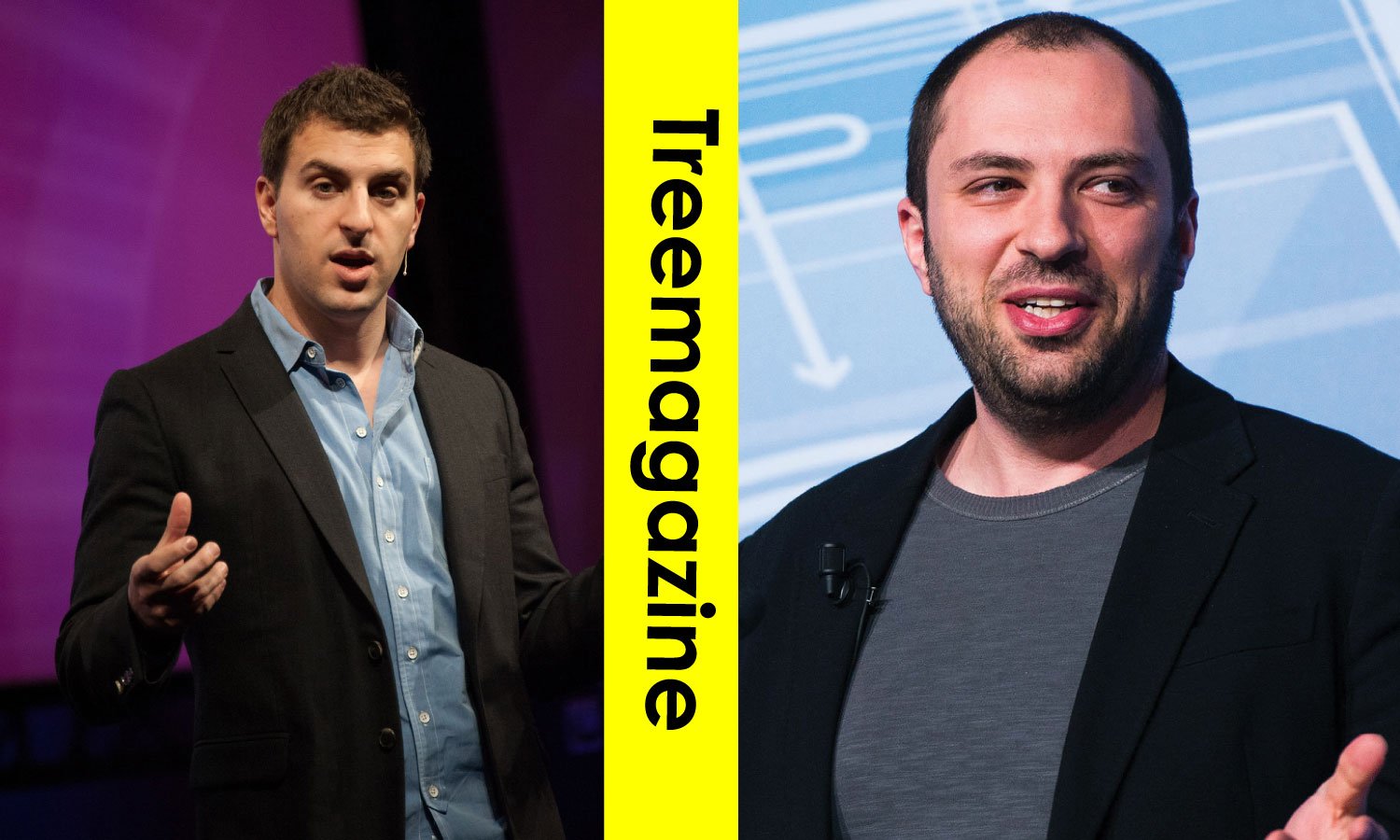 Brian Chesky and Jan Koum
