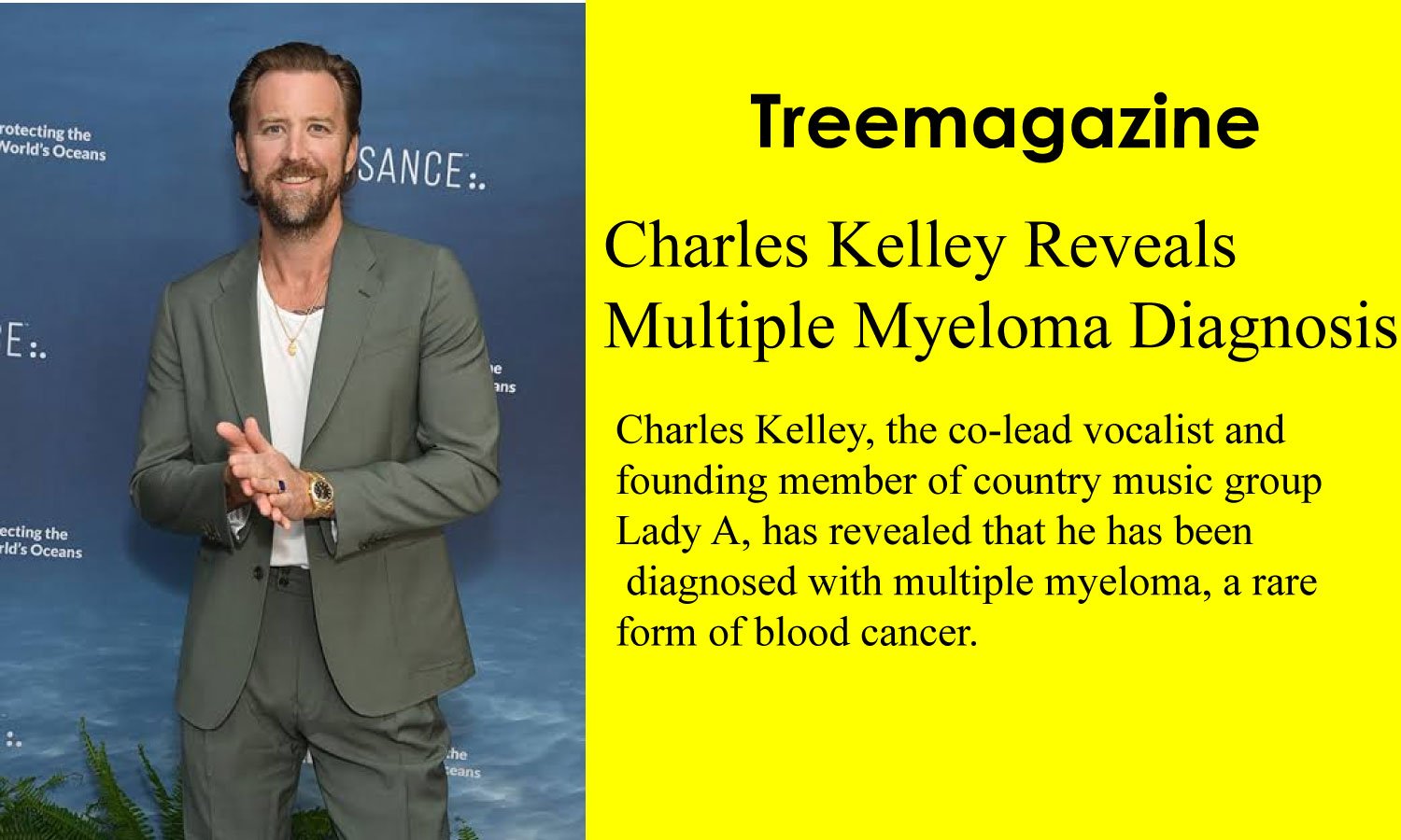 Charles Kelley Reveals Multiple Myeloma Diagnosis