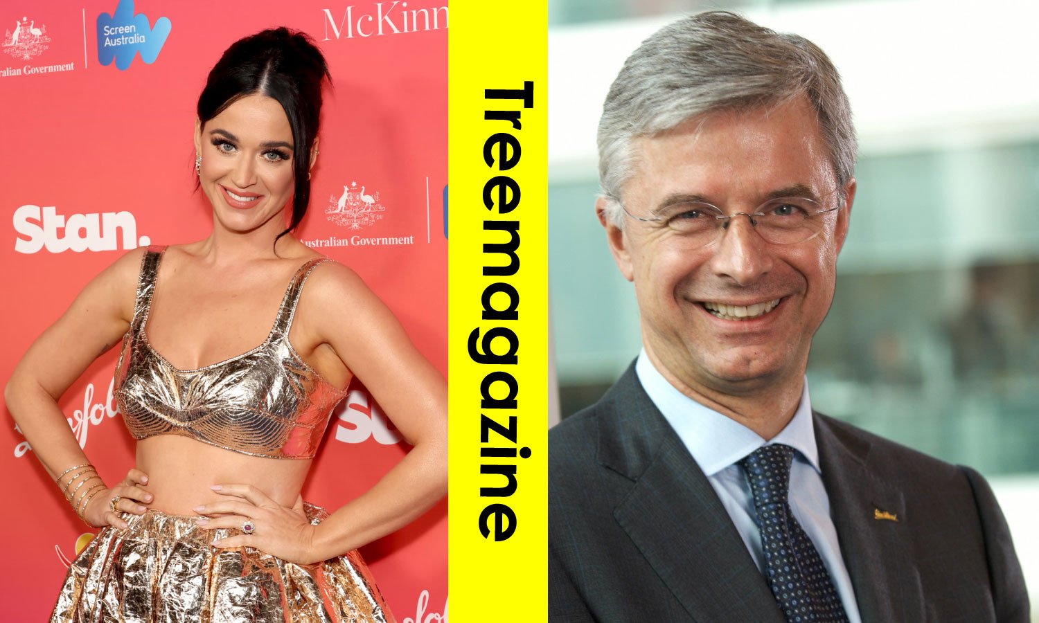 Katy Perry and Hubert Joly