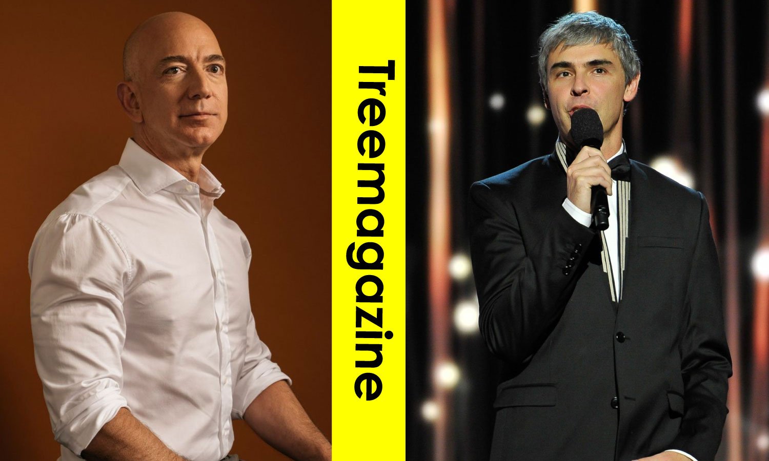 Larry Page and Jeff Bezos