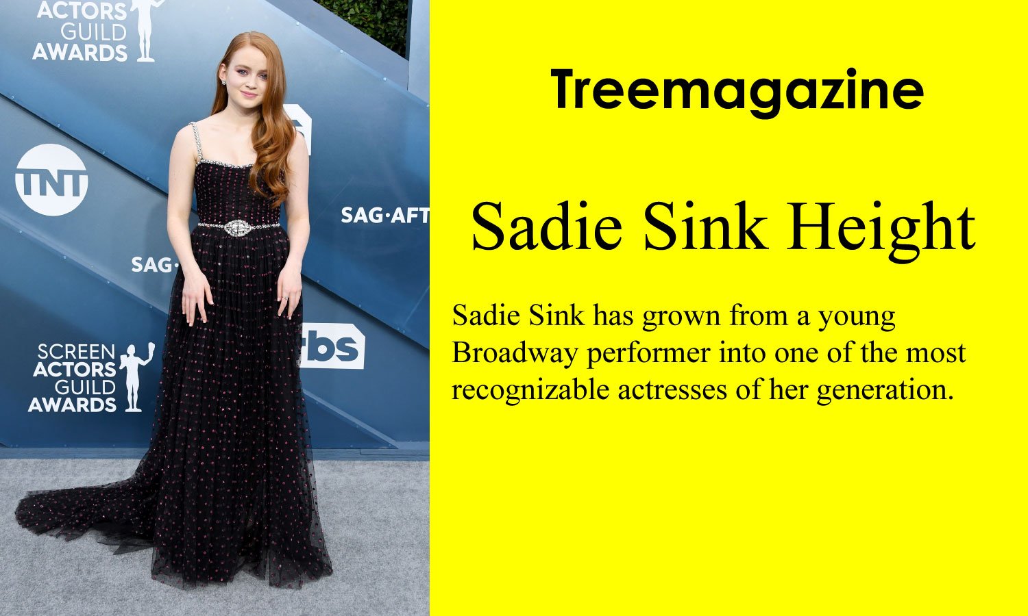 Sadie Sink Height