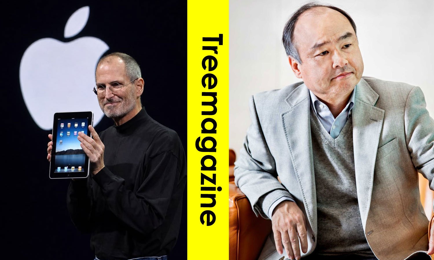 Steve Jobs and Masayoshi Son