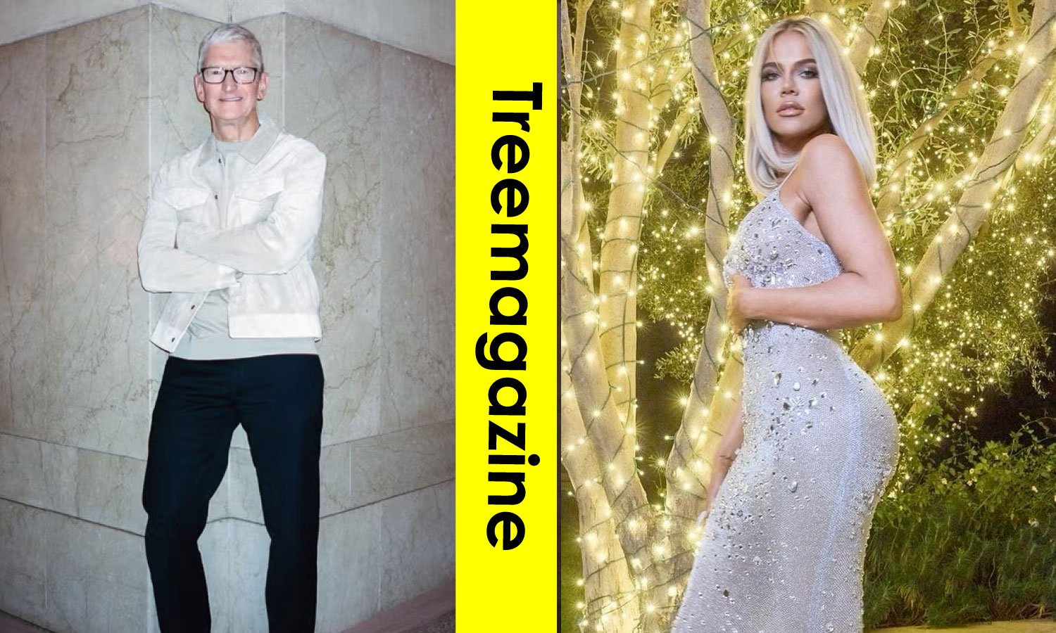 Tim Cook and Khloé Kardashian