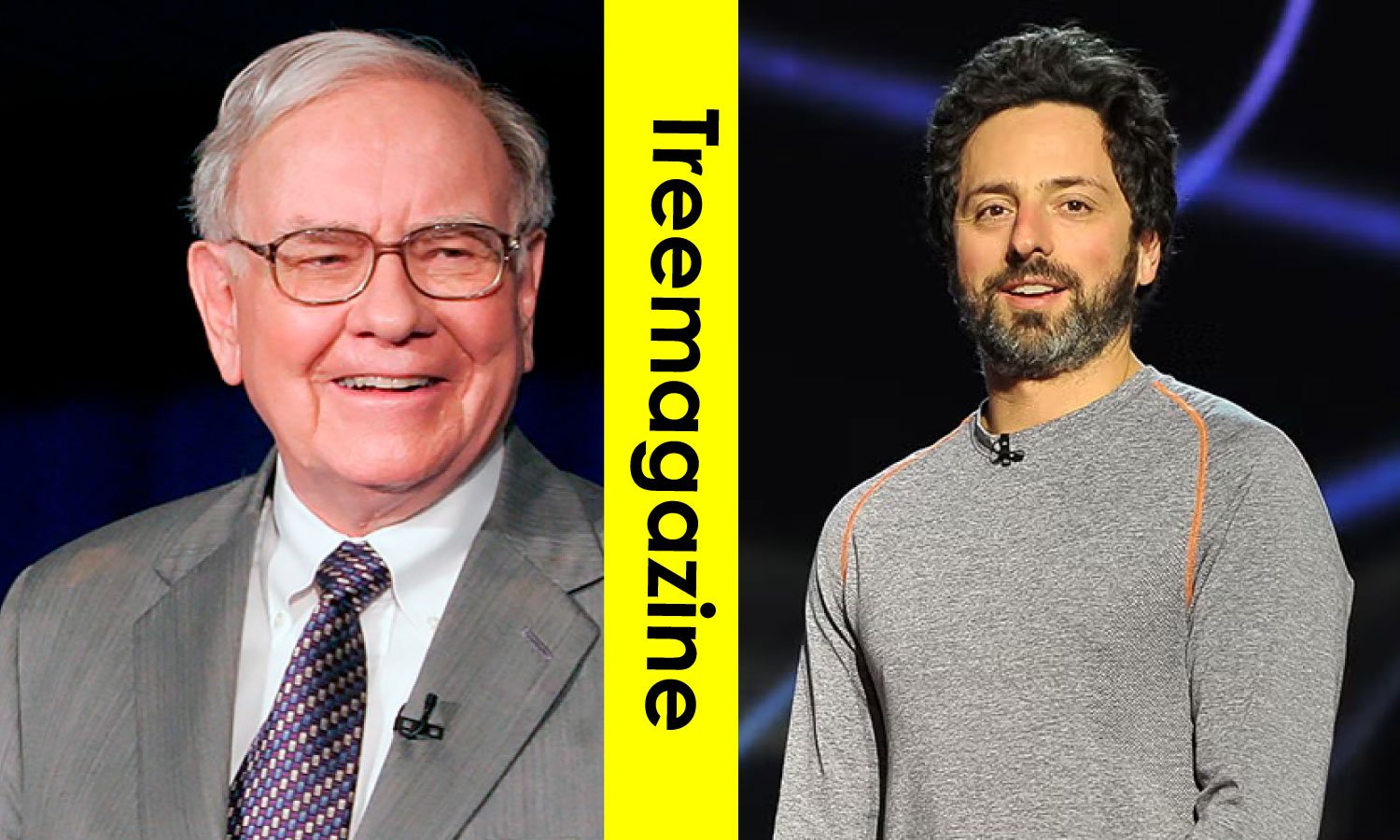 Warren Buffett and Sergey Brin
