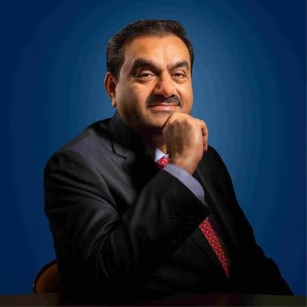 Joe Gebbia and Gautam Adani